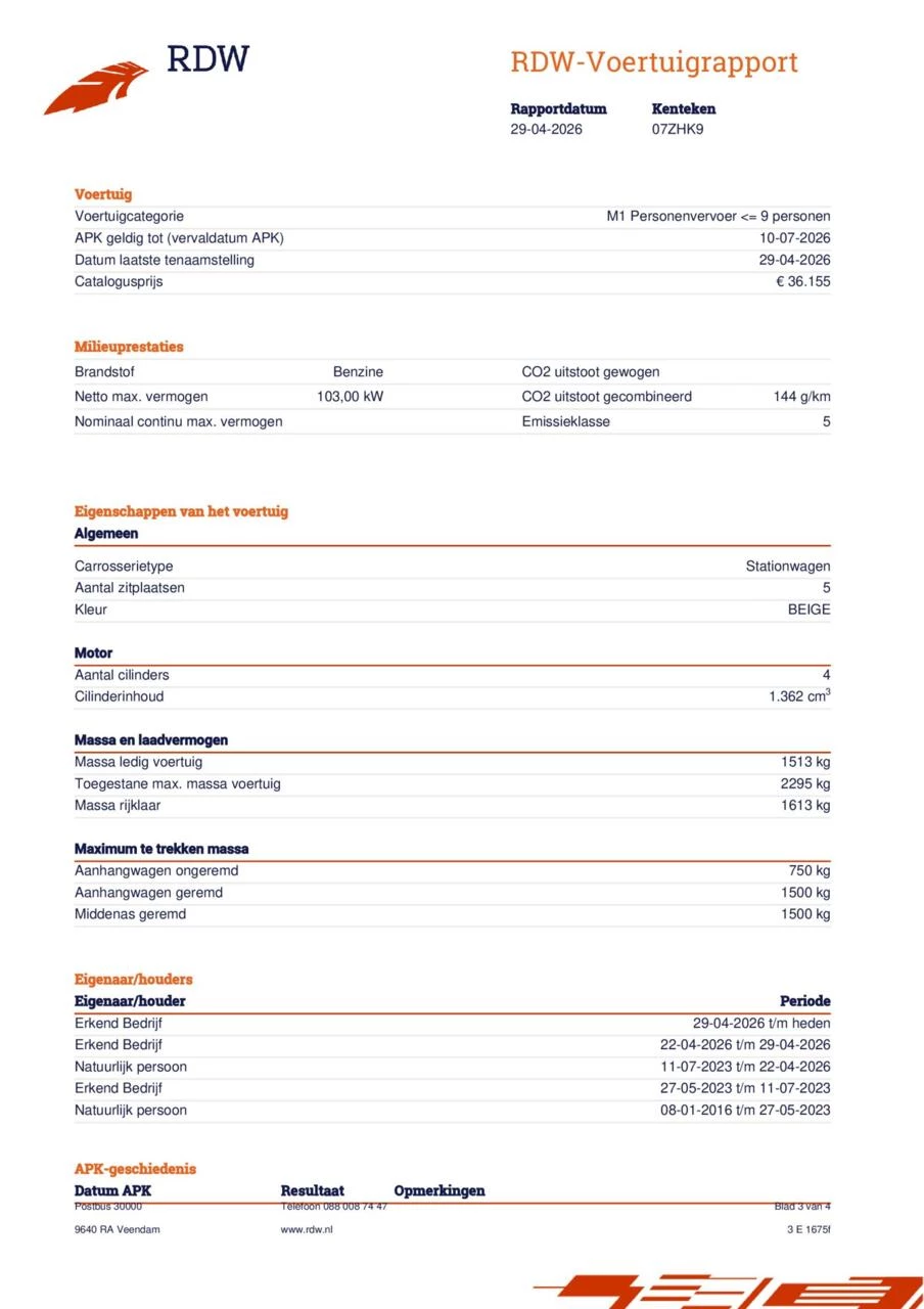 Hoofdafbeelding Opel Zafira