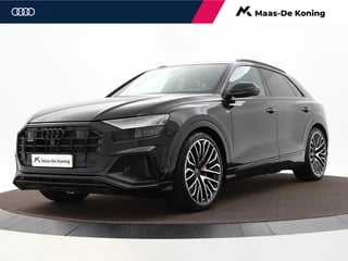 Hoofdafbeelding Audi Q8 Audi Q8 60 TFSIe 463pk Quattro Pro Line S Competition · Panoramadak · Stoelmassage · B&O 3D · Stoelventilatie · Trekhaak · 23'' Inch · Garantie t/m 18-10-2028 of 100.000km