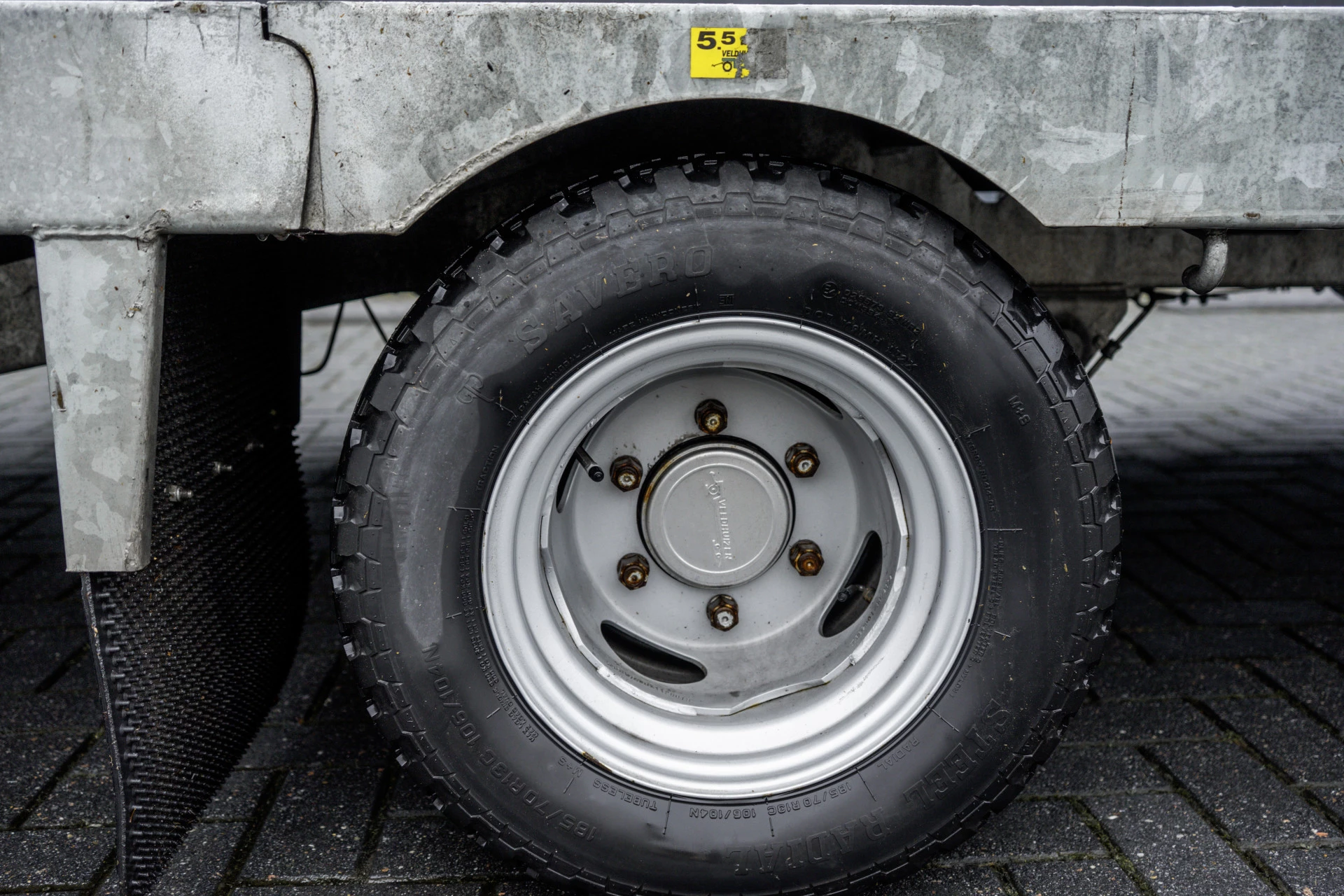 Hoofdafbeelding Veldhuizen P45-1 | Be Oplegger 5T | Semi knik dieplader | LV: 3230KG