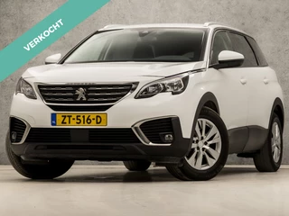 Peugeot 5008 1.2 PureTech Sport 7 Persoons (APPLE CARPLAY, GROOT NAVI, LANE ASSIST, GETINT GLAS, LEDEREN SPORTSTOELEN, PARKEERSENSOREN, CRUISE, NIEUWE APK, NIEUWSTAAT)
