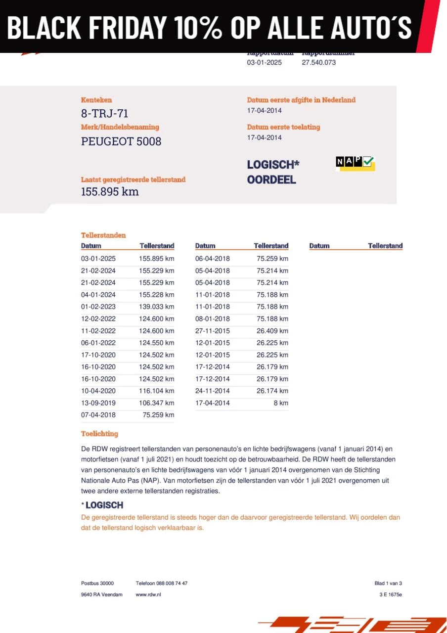 Hoofdafbeelding Peugeot 5008