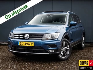 Volkswagen Tiguan Allspace 1.5 TSI Comfortline Business (150 PK) 1e-Eig, V.W.-Dealer-Onderh, 12-Mnd-BOVAG, NL-Auto, Trekhaak, Panorama-Schuifkanteldak,  7-Pers, Alarm-KLasse-3, Massage-Stoelen, Adaptive-Cruisecontrol, Keyless-Entry/Start, Elek.-Klep, Parkeersensoren-V+A, Stoelverwarming, DAB, Licht-Zicht-Pakket, Lm-Velgen-17Inch, Privacy-Glas