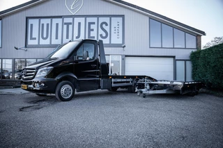 Mercedes-Benz Sprinter 516 L3 Oprijwagen & Tijhof TA27 aanhanger I Autotransporter I Luchtvering I Topconditie!