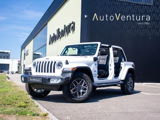 Jeep Wrangler Unlimited 4xe 380 Sahara | Camera | Leder | Adaptive Cruise | Stoel/stuur verwarm.