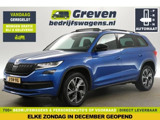 Škoda Kodiaq 1.5 TSI Sportline 150PK Automaat Pano Sfeer Canton-Audio Camera Carplay Clima Cruise LED 19"LMV Virtual Navi Memory-Seat PDC Winterpakket*