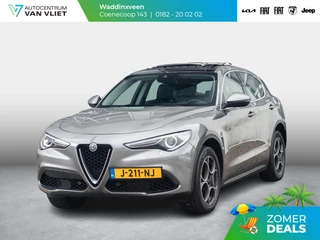 Hoofdafbeelding Alfa Romeo Stelvio Alfa Romeo Stelvio 2.0 Turbo Aut. AWD 200pk Super | Schuif/Kantel dak | Trekhaak | Leder | Navi | Elek. Stoelen