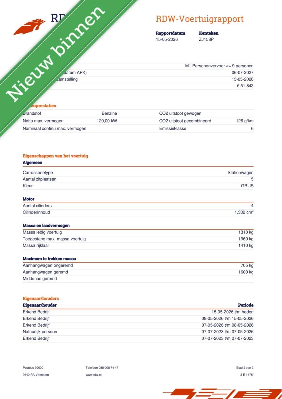 Hoofdafbeelding Mercedes-Benz B-Klasse
