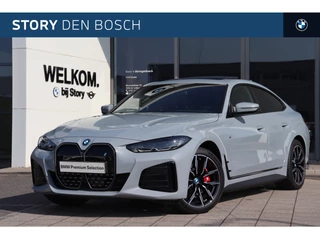 BMW i4 eDrive35 High Executive M Sport / Schuif-kanteldak / Verwarmd stuurwiel / Harman Kardon / Live Cockpit Professional / Stoelverwarming / Parking Assistant Plus