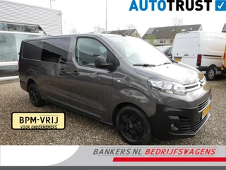 Citroen Jumpy 2.0 BlueHDI 120PK, L3, Dubbel cabine, Airco, 2 x Schuifdeur