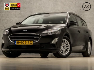 Ford Focus Wagon 1.0 EcoBoost Titanium Sport Automaat (APPLE CARPLAY, GROOT NAVI, CLIMATE, TREKHAAK, SPORTSTOELEN, KEYLESS, LED KOPLAMPEN, LM VELGEN, LANE ASSIST, NIEUWSTAAT)