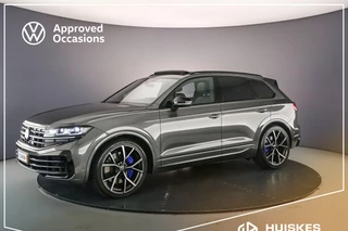 Volkswagen Touareg R 3.0 TSI eHybrid 462pk Tiptronic Trekhaak, Luchtvering, Panoramadak, Lederen bekleding, Adaptive cruise control, 360 camera, Navigatie, Elektrische achterklep