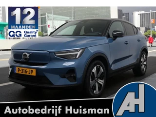 Volvo C40 Recharge 300kW/408pk Aut. Twin Intro Edition 78 kWh WARMTEPOMP + PANORAMADAK + HARMAN/KARDON + EL.TREKHAAK + LEER/ALCANTARA + PILOT ASSIST + BLIS + EL.STOELEN + STOEL-&STUURVERWARMING + LANE ASSIST + ADAPT.CRUISE + 360 CAMERA + PARKSENSOREN + 19" LM-VELGE