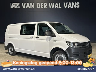 Volkswagen Transporter 2.0 TDI 150pk L2H1 Dubbele Cabine Euro6 inrichting Airco | 5-Zits | Camera | Cruisecontrol | 2500kg Trekhaak Parkeersensoren