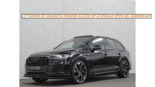 Audi Q7 55 TFSI e S-Line | Panorama | Leder | Luchtvering | LED-Matrix | Keyless-Go | 22 inch | Memory | Stoelverwarming V+A | Camera | Virtual-Cockpit | 3-Zone Clima | Draadloos Laden | Standkachel | Getint Glas |