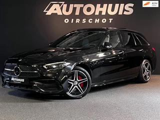 Hoofdafbeelding Mercedes-Benz C-Klasse Mercedes-Benz C-klasse Estate 300 e AMG Line Pano/Memoryseats/AmbientePlus/Digital lights/Leder/HeadUp/Stuurverwarming/Camera