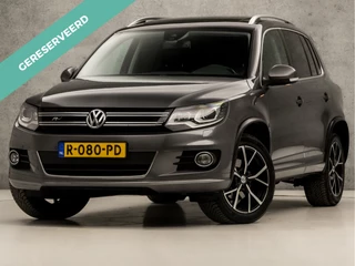 Volkswagen Tiguan 1.4 TSI R-Line Sport 150Pk Automaat (PANORAMADAK, NAVIGATIE, XENON, CAMERA, LEDEREN SPORTSTOELEN, STOELVERWARMING, KEYLESS, CRUISE, NIEUWE APK, NIEUWSTAAT)
