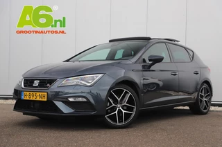 SEAT Leon 1.5 TSI FR Ultimate Edition 131PK Panoramadak Virtual Sfeerverlichting Keyless Full LED Navigatie Achteruitrijcamera Carplay Android Adaptive Cruise 18 inch