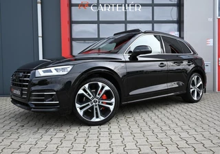 Audi Q5 55 TFSI e S-Line Quattro Competition 367PK | Luchtvering | Pano | 360 | Keyless | Ambient+ | Trekhaak | Alcantara | Memory | Digitaal Dash | Matrix Led | 21'' SQ5 "| Blind Spot | Afgevlakt Stuur | Nieuwe APK | Btw Auto | SOH 95% | Carplay