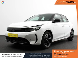 Opel Corsa 1.2 GS Panorama dak Digitale Cockpit Climate Control Dab Camera Parkeersensoren Cruise control LED Verwarmde voorstoelen Stuurwiel verwarmd Navigatie Climate control Apple carplay/ Android Auto Parkeer sensoren voor en achter