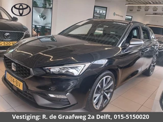 Hoofdafbeelding SEAT Leon SEAT Leon Sportstourer 1.5 eTSI FR Automaat | 1e eigenaar | Navigatie | Lichtmetalen velgen |
