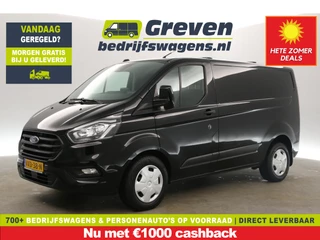 Ford Transit Custom 2.0 TDCI L1H1 170PK Automaat Airco LED Cruise Camera Carplay 3 Persoons PDC Elektrpakket Trekhaak