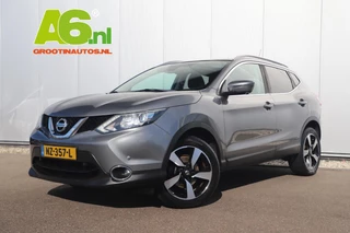 Hoofdafbeelding Nissan QASHQAI Nissan Qashqai 1.2 N-Connecta Panoramadak Keyless 18 inch Navigatie 360 Camera Clima Cruise Getint Glas Bluetooth