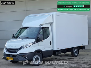 Iveco Daily 35S16 Bakwagen 2025 model Achterdeuren ACC LED Navi Meubelbak Koffer 19m3 Airco