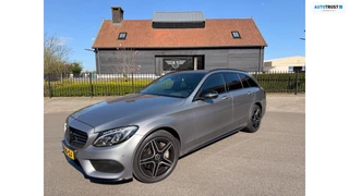 Mercedes-Benz C-klasse Estate 400 4-MATIC 43-AMG BURMESTER NIGHT-PAKKET PANO 360" CAMERA LEER ABC UITLAAT SYSTEEM