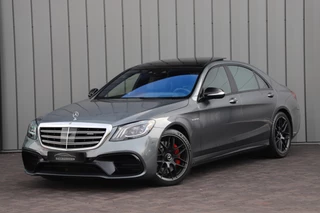 Mercedes-Benz S-Klasse 63 AMG 612PK 4-Matic+ Lang | Massage | Head-up | Keyles-go | Burmester | Panoramadak | Sfeerverlichting | Stoelkoeling | 2017.