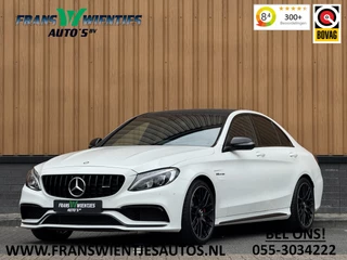 Mercedes-Benz C-Klasse C63 AMG | 19" Lichtmetaal | Camera | LED | Leder | Cruise Control | Airconditioning | Parkeersensoren | Bluetooth | Elektrische Stoelen |