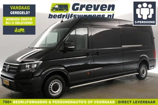 Volkswagen Crafter 35 2.0 TDI L4H3 141PK | 3000KG Trekgew. Airco Cruise 2xSchuifdeur 3 Persoons Elektrpakket Trekhaak