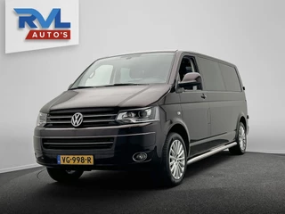 Volkswagen Transporter 2.0 TDI L2H1 DC Comfortline Automaat Navigatie Trekhaak Cruise Control Glasslook Bearlock beveiliging