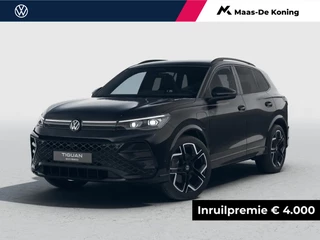 Volkswagen Tiguan R-Line Edition 1.5 eHybrid 204 PK 6 versn. DSG · Black Style Pakket · Panoramaschuif-kanteldak · Trekhaak inklapbaar, met elektrische ontgrendeling, incl. aanhangermanoeuvreerhulp Trailer Assist · Prijs is inclusief inruilpremie ·