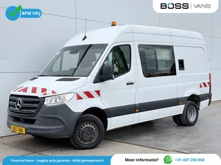 Hoofdafbeelding Mercedes-Benz Sprinter Mercedes-Benz Sprinter 514 2.2 CDI L2H2 Dubbele Cabine DoKa Mixto Dubbellucht Brandstoftank Climate Control Cruise Control Carplay Trekhaak Camera