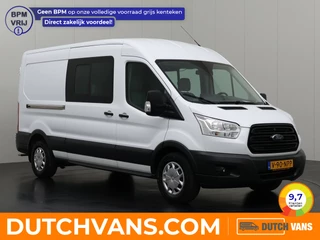Ford Transit 2.0TDCi 130PK L3H2 Dubbele Cabine | 7-Persoons | Navigatie | Camera | Airco | Cruise | Trekhaak 2800Kg