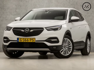 Hoofdafbeelding Opel Grandland X Opel Grandland X 1.2 Turbo Sportline Automaat (APPLE CARPLAY, GROOT NAVI, CLIMATE, STUUR/STOELVERWARMING, LEDER, SPORTSTOELEN, LED KOPLAMPEN, GETINT GLAS, CRUISE, NIEUWSTAAT)