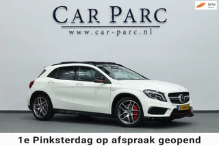 Mercedes-Benz GLA-klasse AMG 45 4MATIC Edition 1 LED/PANO/CARPLAY/HALF LEDER+S.VERWARMING/LMV/CAM/CRUISE/12 MND GARANTIE