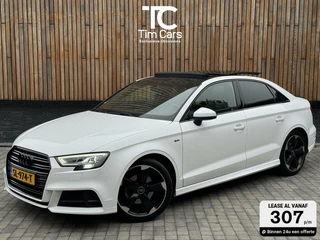 Audi A3 Limousine 1.0 TFSI S-line Automaat | Panoramadak | Apple CarPlay | Navigatie MMI+ | Climate control | LED verlichting | Cruise control | Zwart optiek | Parkeersensoren achter