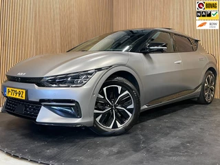 Kia EV6 GT-Line 77.4 kWh|100% SOH|FULL OPTION|AFN. TREKHAAK|PANO|STOELVERW+VENT|STUURVERW.|360+3D CAMERA|CARPLAY|INCL.BTW|1e EIG.|