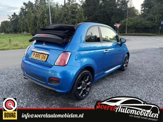 Fiat 500 c  0.9 TwinAir Turbo cabrio 500 S bleu&ME SPORT LEER