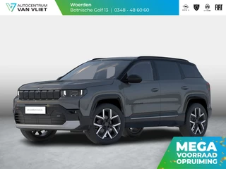 Jeep Compass First Edition 74 kWh | Uit voorraad leverbaar !| Adapt. Cruise | Camera | Carplay | 20" | Elektr. A-Klep | Navi | Winter Pack | Schuif/Kanteldak | Premium Pack | Conv. Pack | Warmtepomp