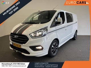 Ford Transit Custom 320 2.0 TDCI L2H1 170PK Sport Automaat Dubbele Cabine Airco Cruise Control Bluetooth Navi Trekhaak