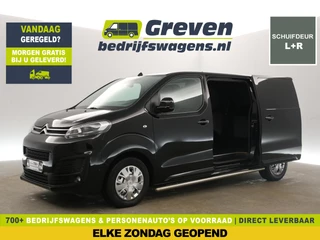 Citroën Jumpy 2.0 BlueHDI L2H1 Airco 360Camera 2xSchuifdeur Carplay Cruise PDC 3 Persoons Sidebars Stoelverw.