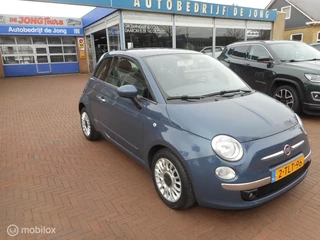 Fiat 500 TwinAir Turbo 85 Lounge Dualogic Automaat METALLIC LAK+RESERVEWIEL+MISTLAMPEN+PANORAMA