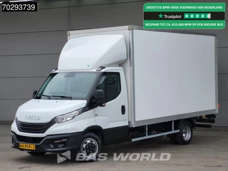 Iveco Daily 35C16 3.0L Laadklep Dubbellucht Bakwagen 160PK Airco Cruise D'Hollandia Euro6 Meubelbak Koffer 21m3 Airco Cruise control
