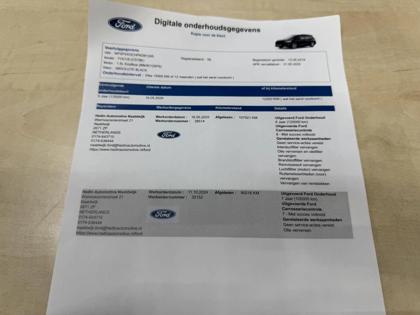 Hoofdafbeelding Ford Focus