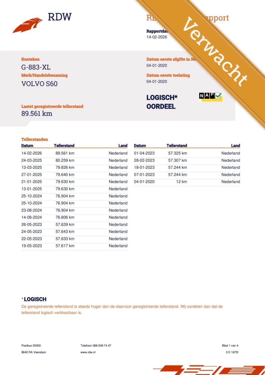 Hoofdafbeelding Volvo S60