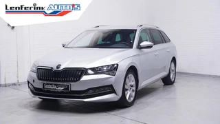 Skoda Superb Combi 1.4 TSI iV Style Navi Leder/alcantara Camera Stoel- en voorruitverwarming Apple Carplay Clima