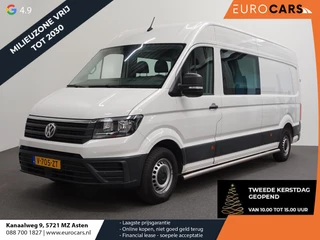 Volkswagen Crafter 140pk L4H3 / L3H2 Dubbele cabine Airco Cruise control Trekhaak Navigatie Carplay  Camera Sidebars Euro6
