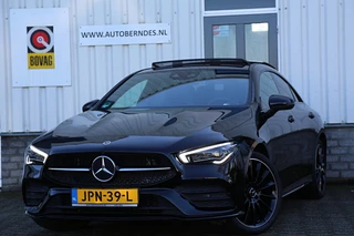 Mercedes-Benz CLA 250e AMG Edition*Perfect MB Onderh.*BTW*1ste Eig*Pano/Night/Sfeer/Burmester/Multi Beam LED/360 Camera/Memorie/Apple Carplay-Android/Dodehoek/Rijstrook/Parkeersens.V+A/19 inch LM*